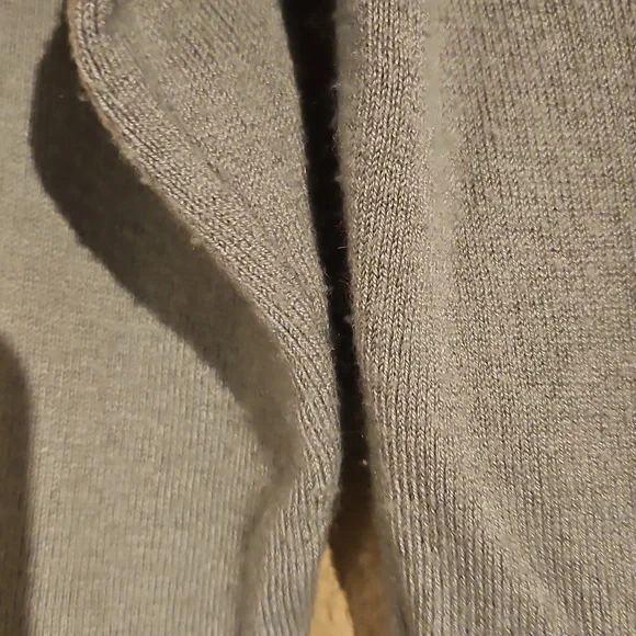 Micheif Made Gray Spiderweb Cardigan Sweater Lightweight Knit - Picture 6 of 7